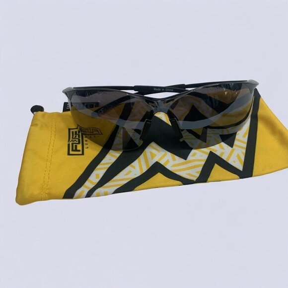 Safety Sunglasses GTV Z87+ Solar Shield High Impact UV Protection G+U6L3 Black - Picture 8 of 8